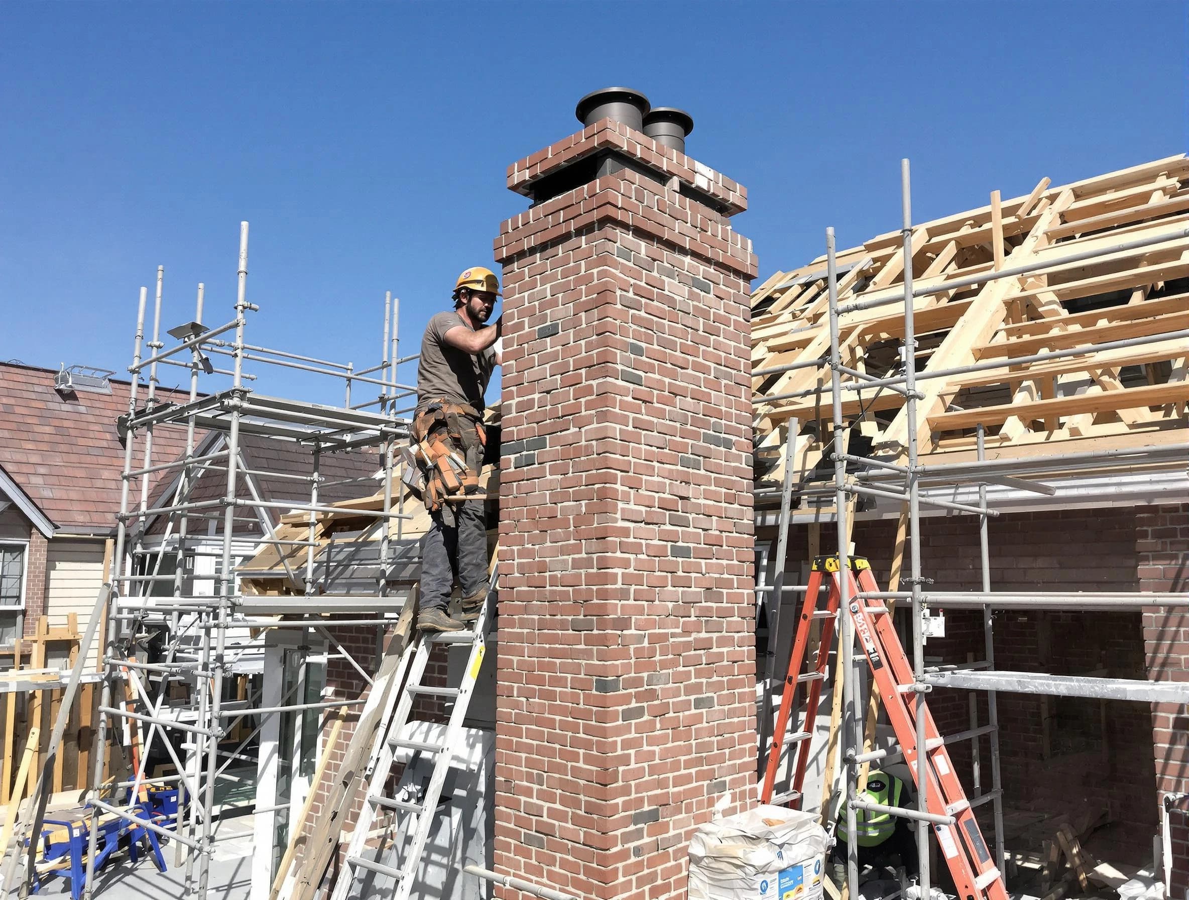 New chimney installation completed by Fairmount Chimney Sweep in Fairmount, CO