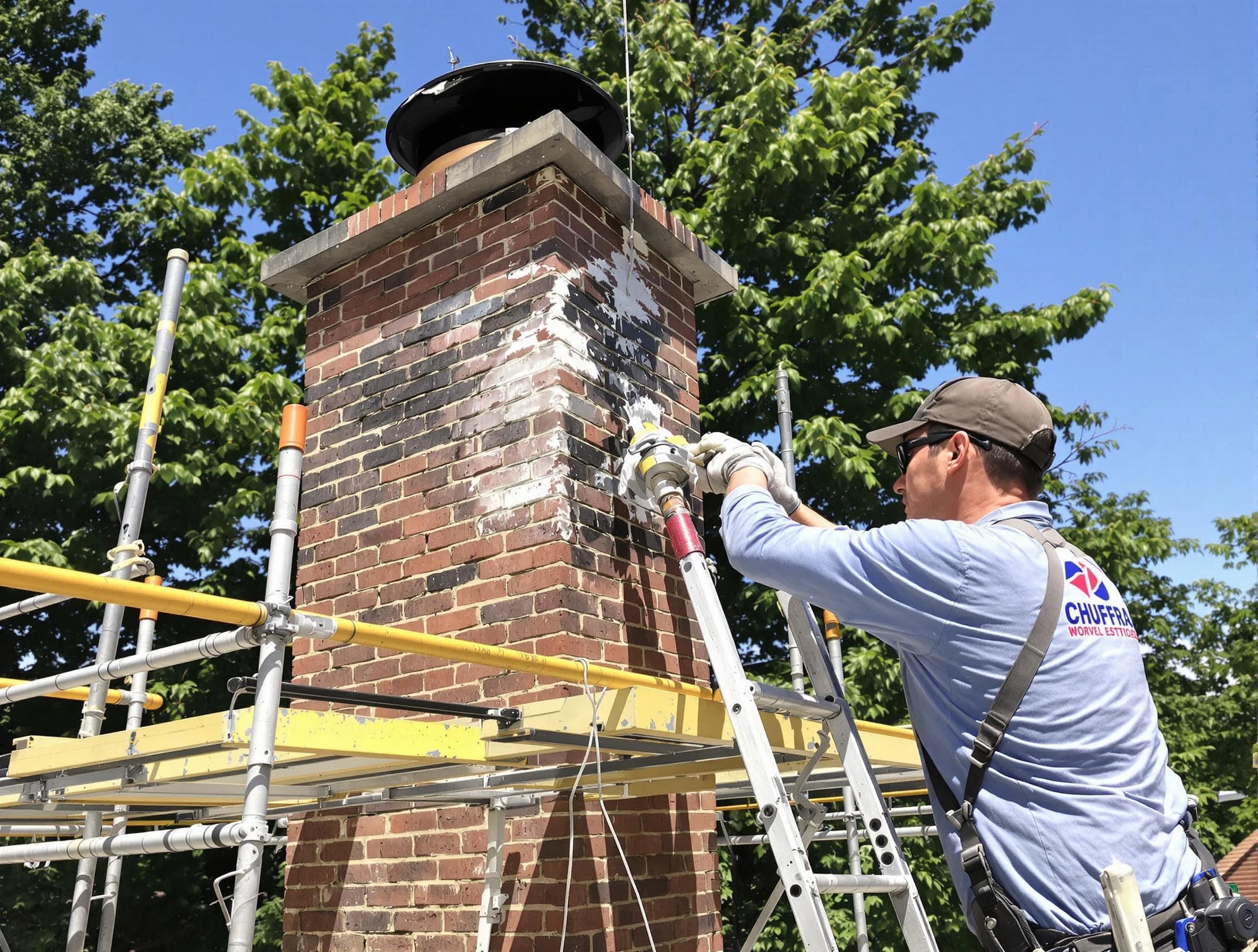 Structural chimney repair by Fairmount Chimney Sweep in Fairmount, CO