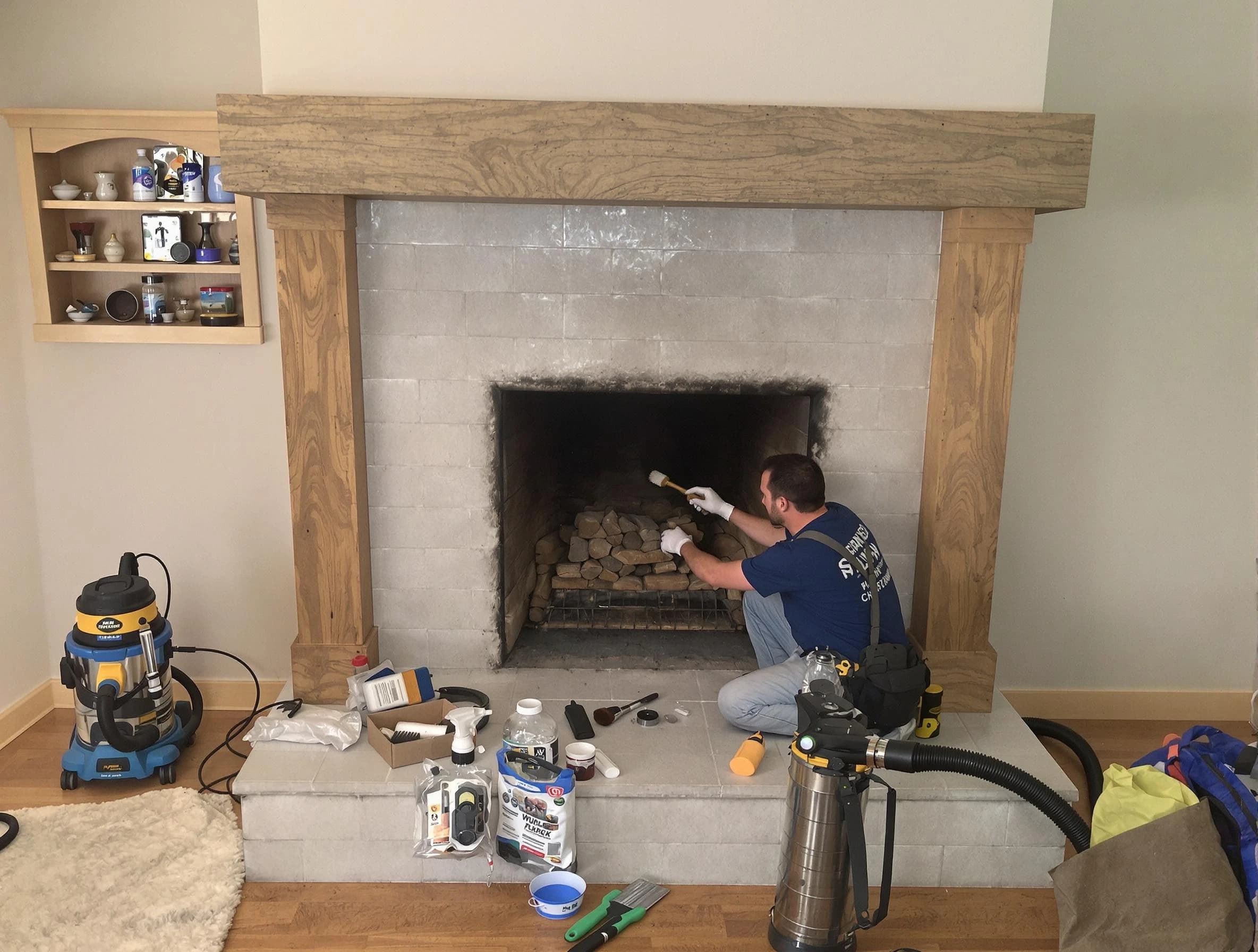 Detailed creosote removal process by Fairmount Chimney Sweep in Fairmount, CO