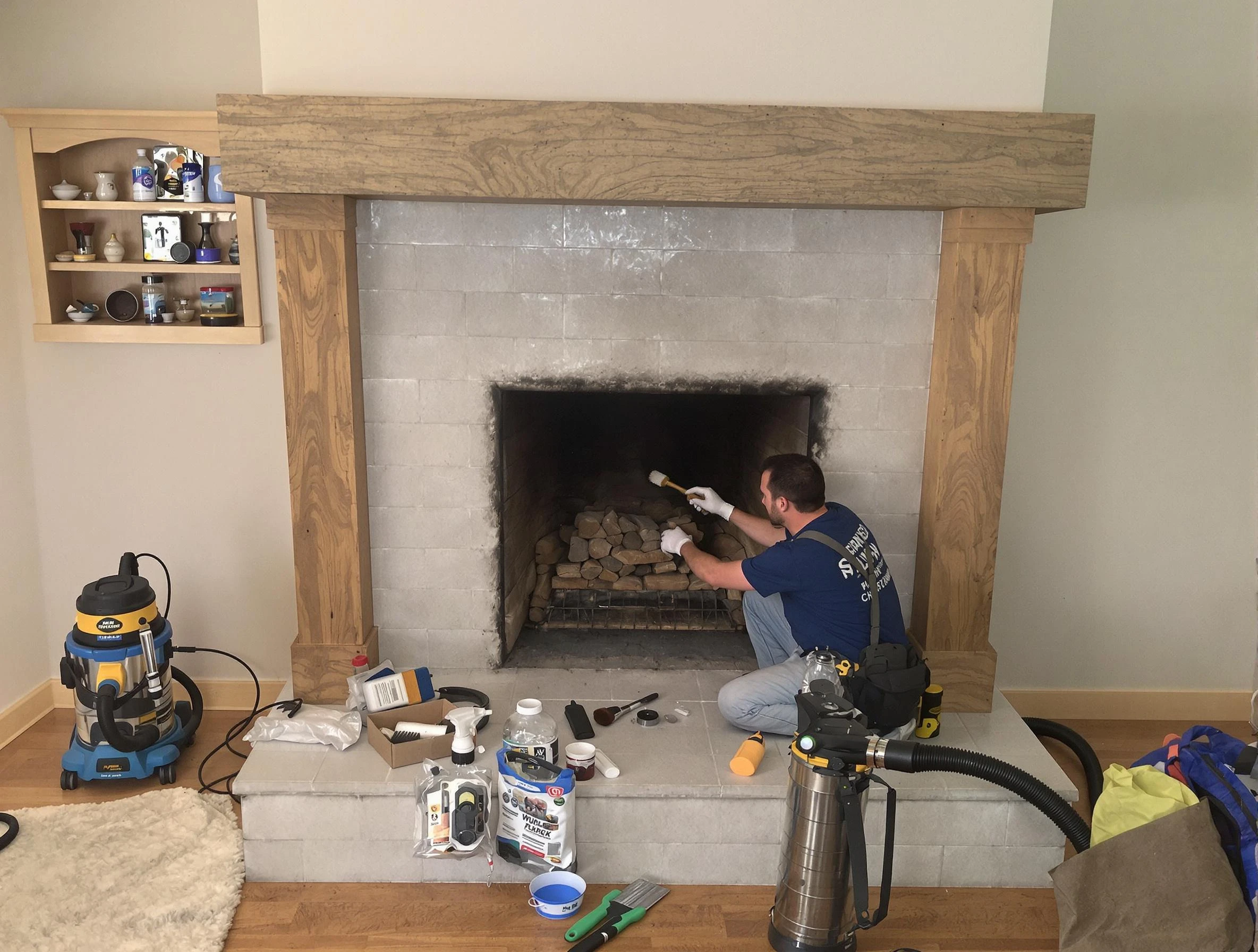 Detailed creosote removal process by Fairmount Chimney Sweep in Fairmount, CO