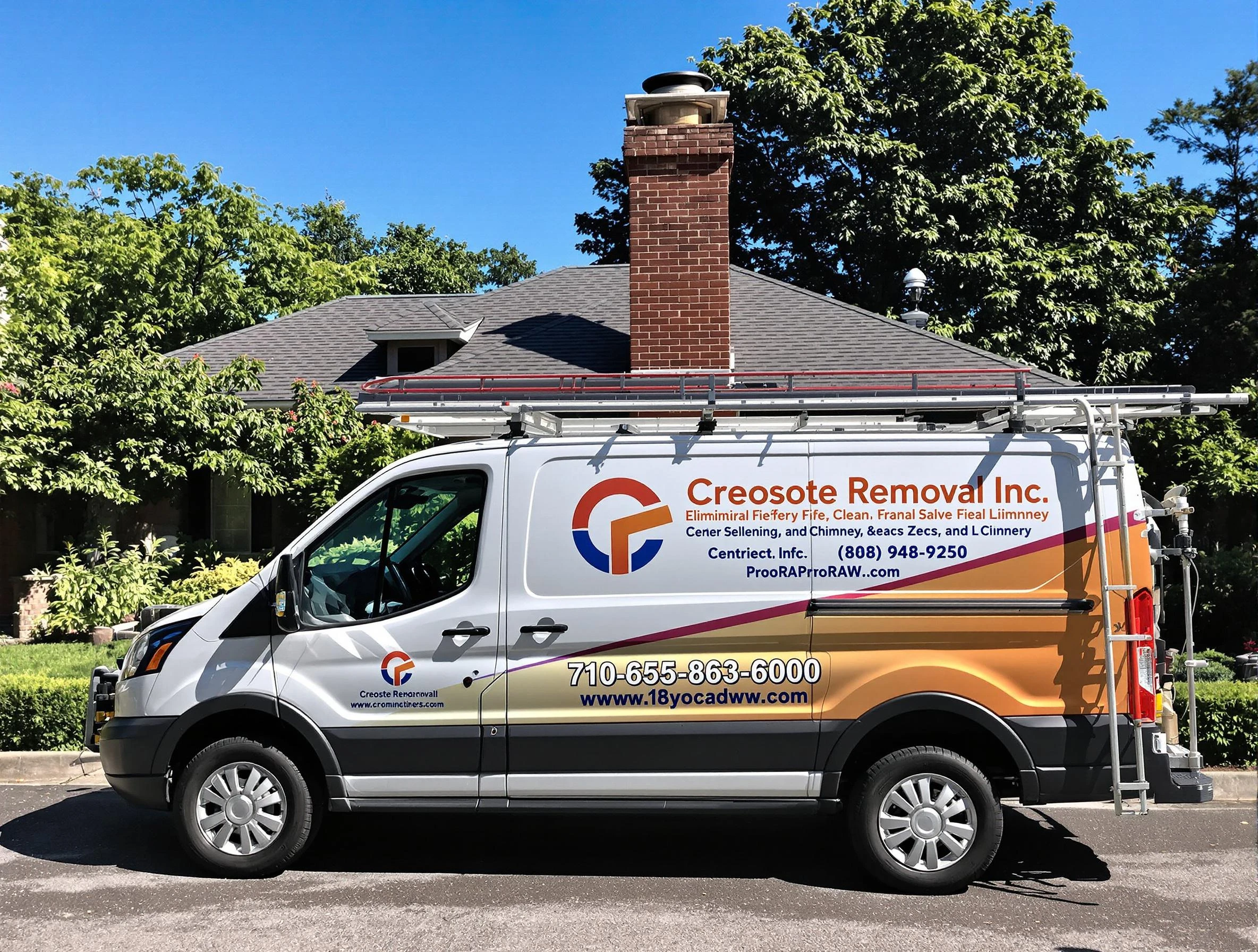 Fairmount Chimney Sweep technician removing creosote safely in Fairmount, CO